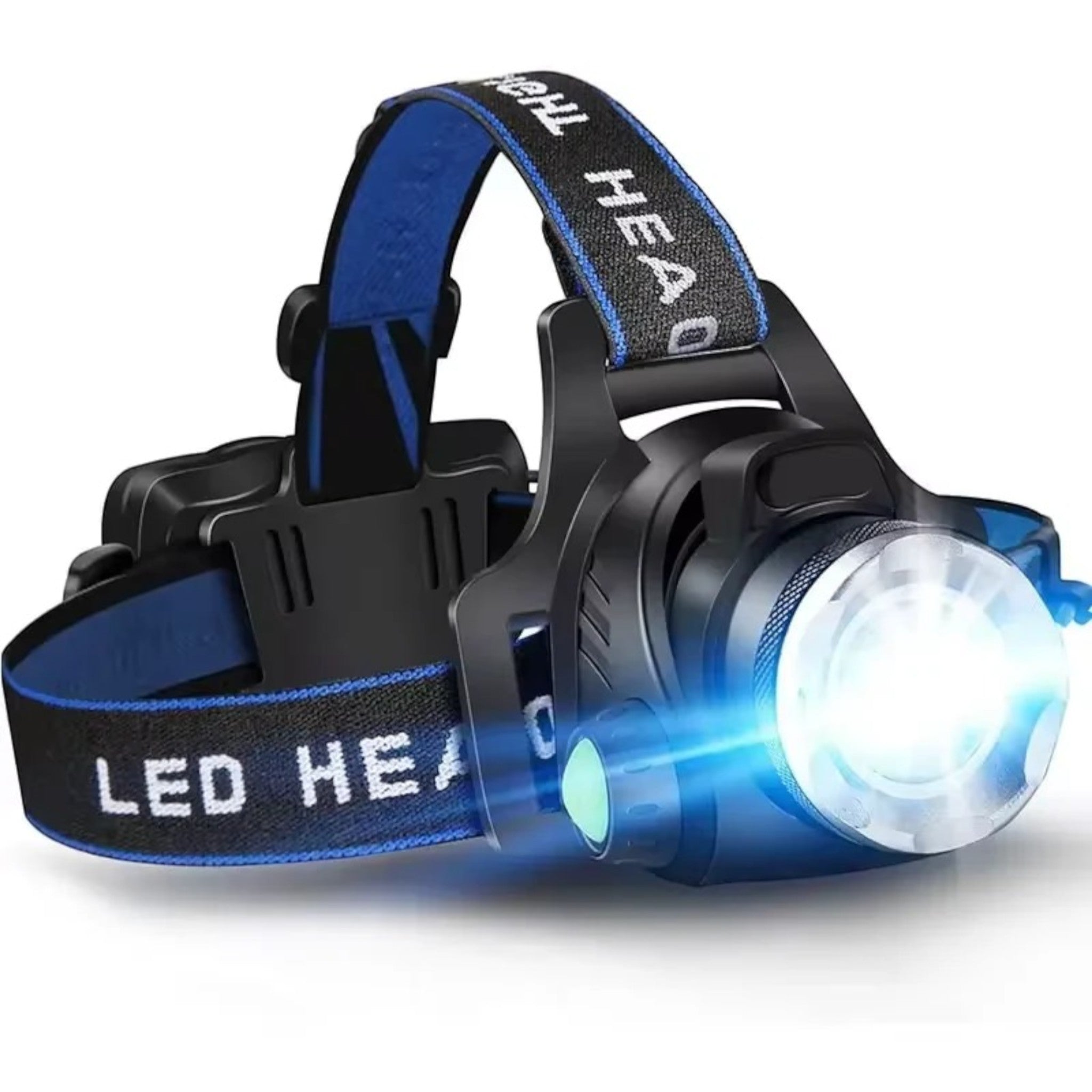 Lampe Frontale LED Rechargeable – Puissante, Étanche et Longue Durée – PowerBeam