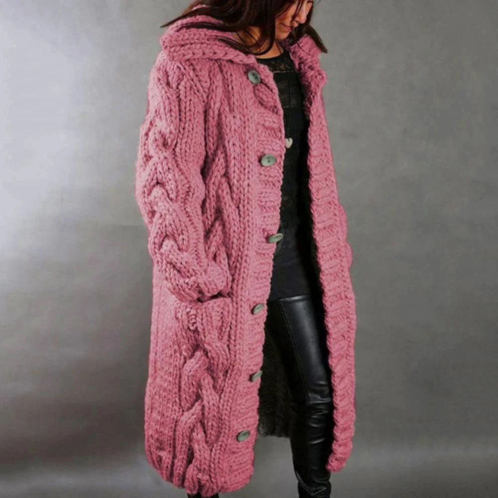 Gallanto - Manteau en tricot douillet pour femme