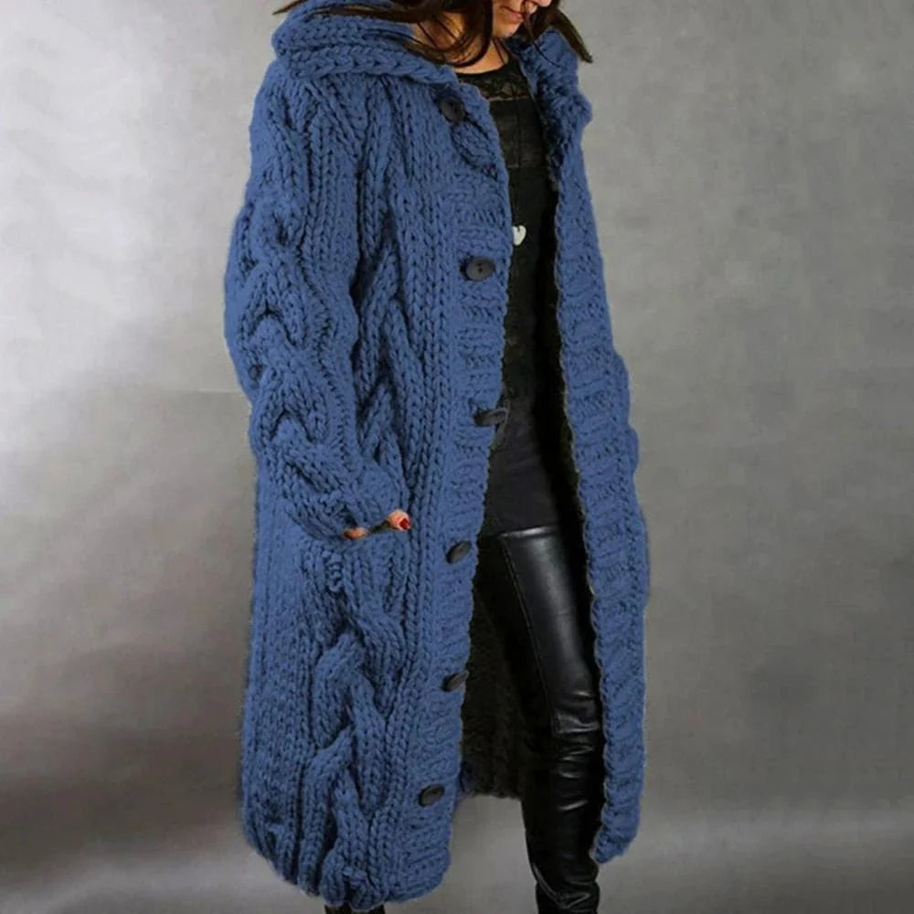 Gallanto - Manteau en tricot douillet pour femme