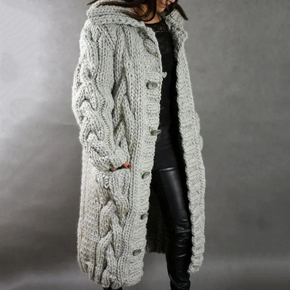Gallanto - Manteau en tricot douillet pour femme