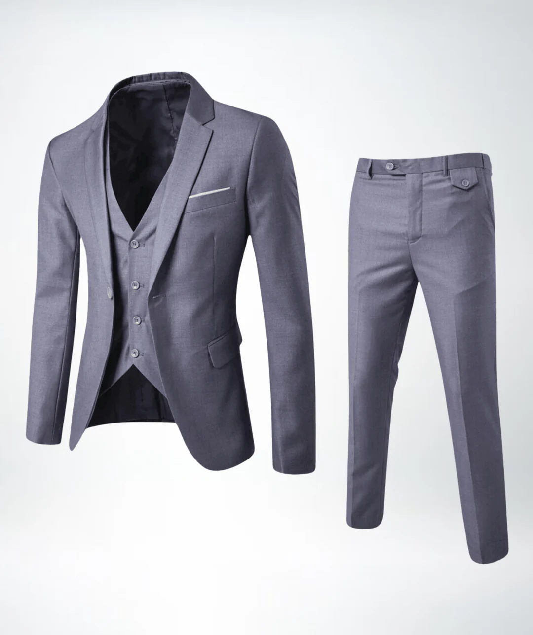 Costume Finn pour Homme – Ensemble Trois-Pièces avec Gilet, Élégance et Style