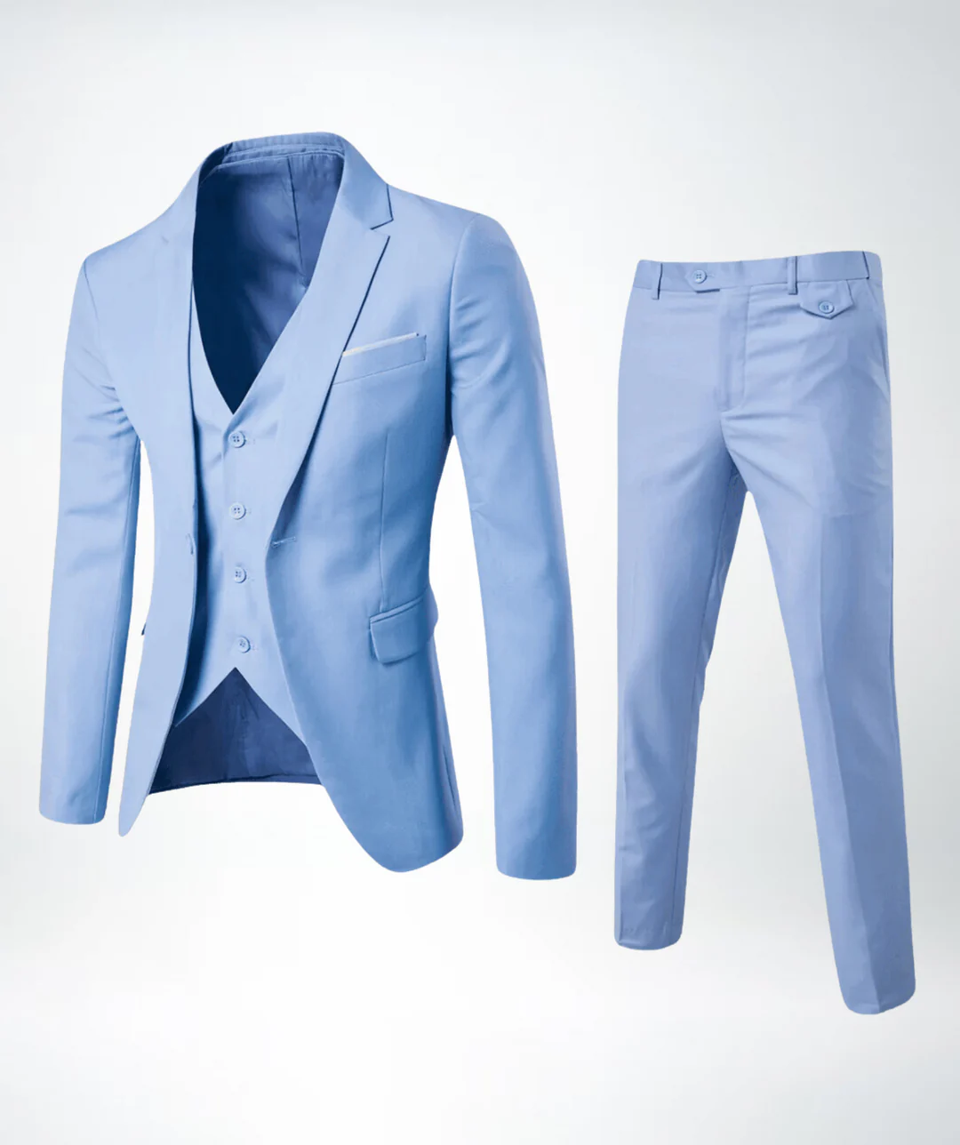 Costume Finn pour Homme – Ensemble Trois-Pièces avec Gilet, Élégance et Style