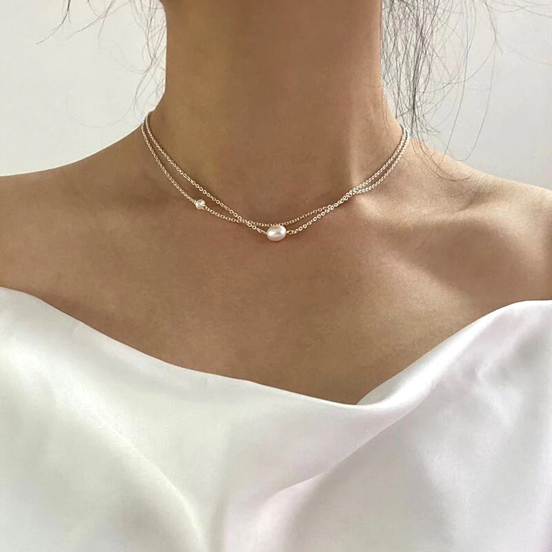 Collier en Perles d'Eau Douce – Élégance et Raffinement - Claire