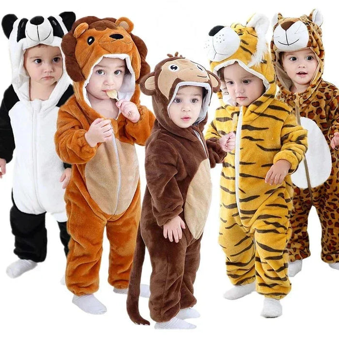 Petit Safari – Adorables Grenouillères Animalières pour Votre Petit