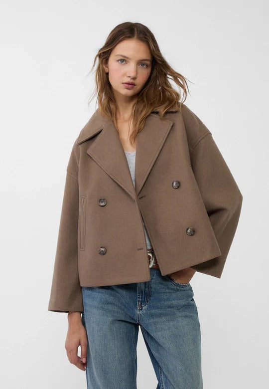 Veste Courte Croisée – Élégante & Structurée – DuoChic