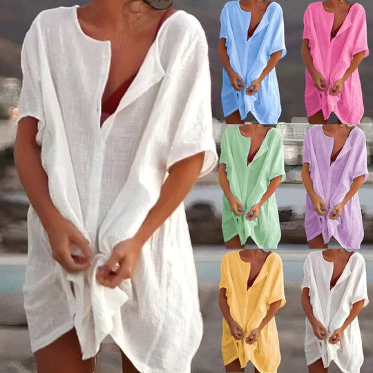 Robe en Coton pour Femme – Confort et Simplicité - Emma