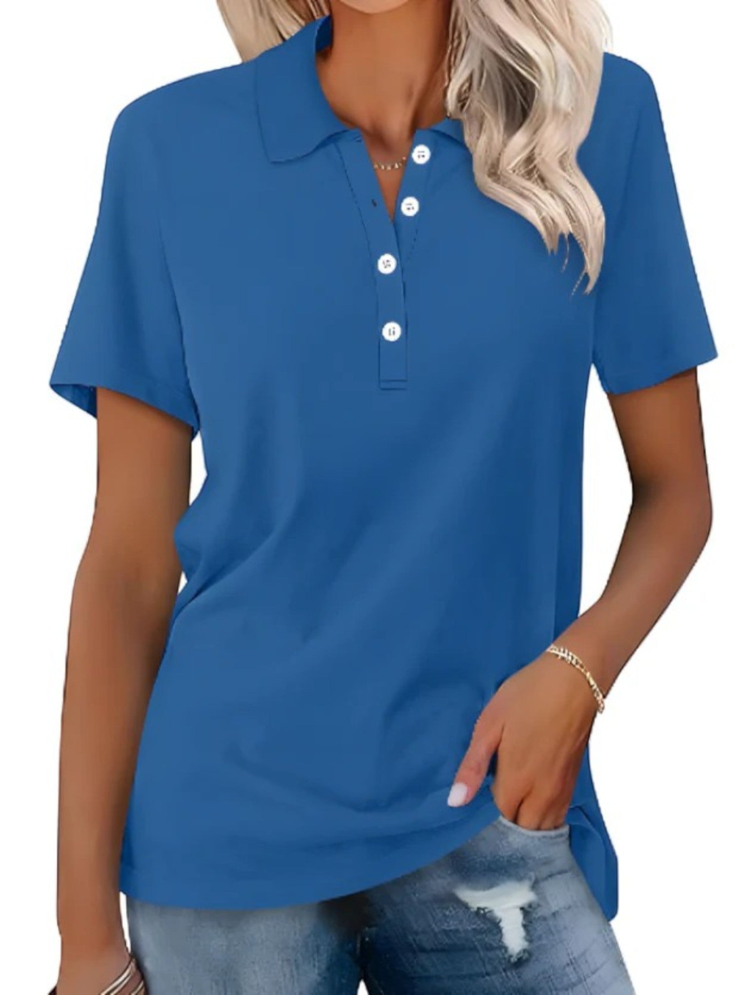 Nala | Polo Confortable Pour Femmes | Manches Courtes