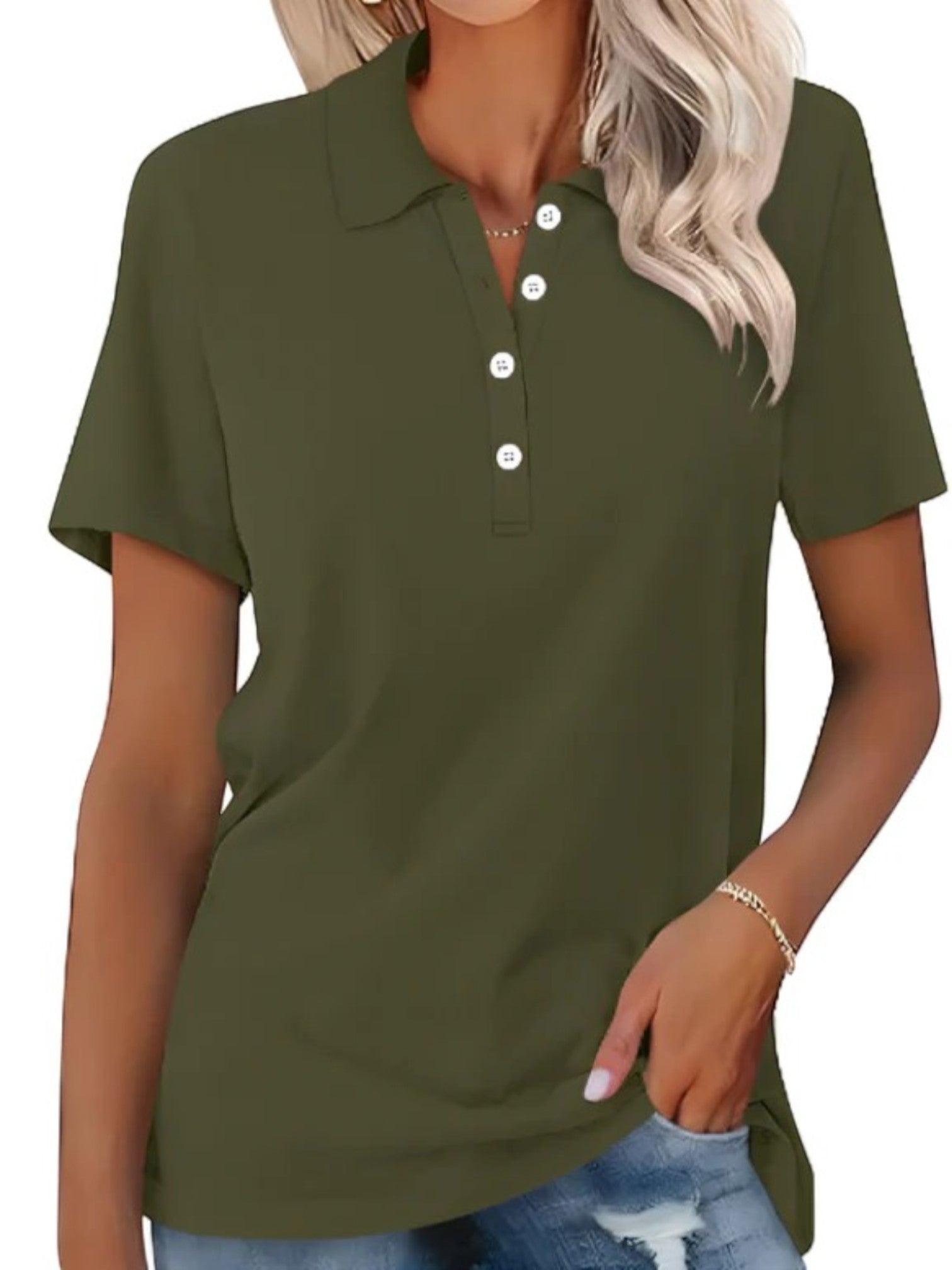 Nala | Polo Confortable Pour Femmes | Manches Courtes