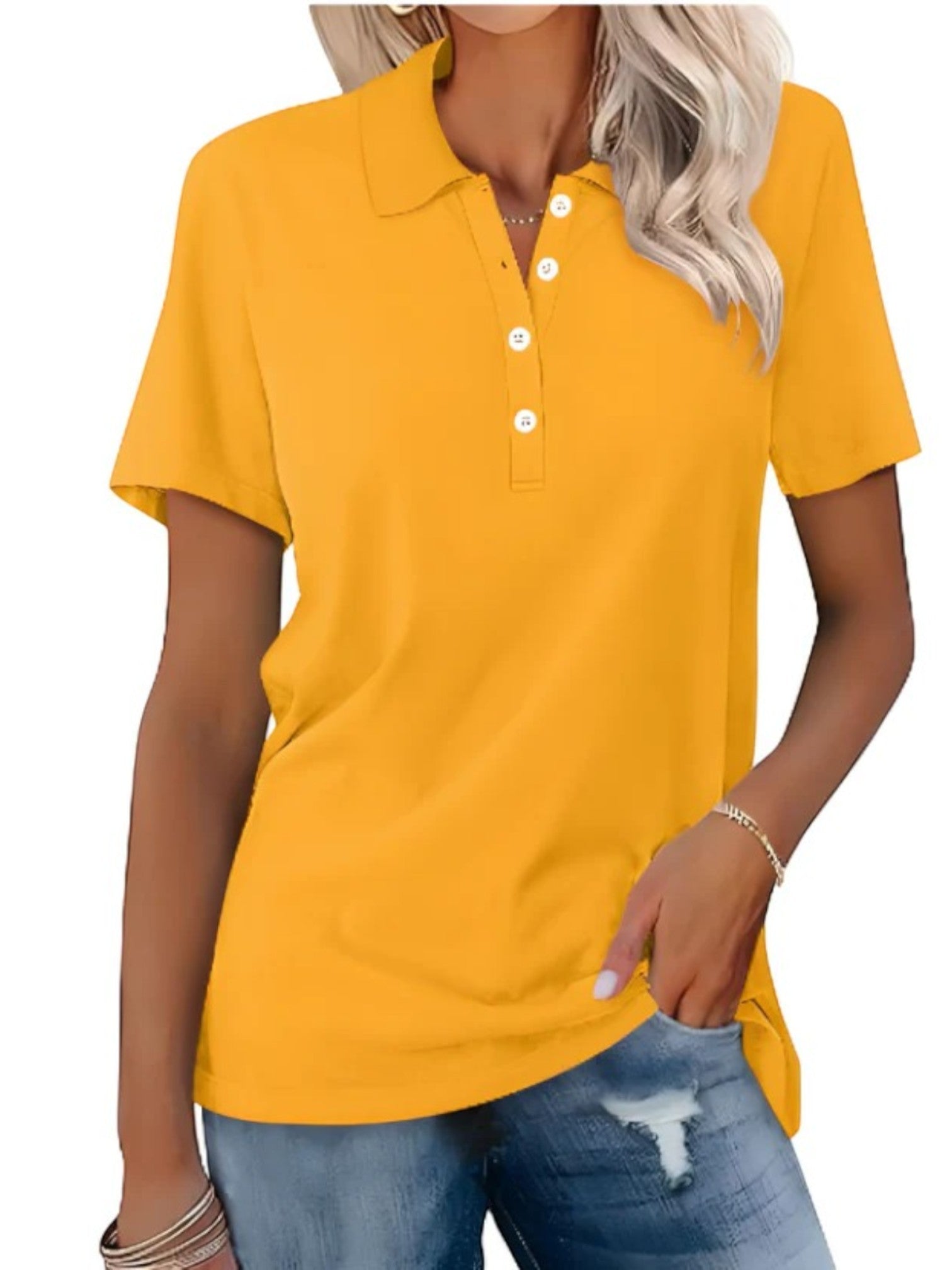 Nala | Polo Confortable Pour Femmes | Manches Courtes