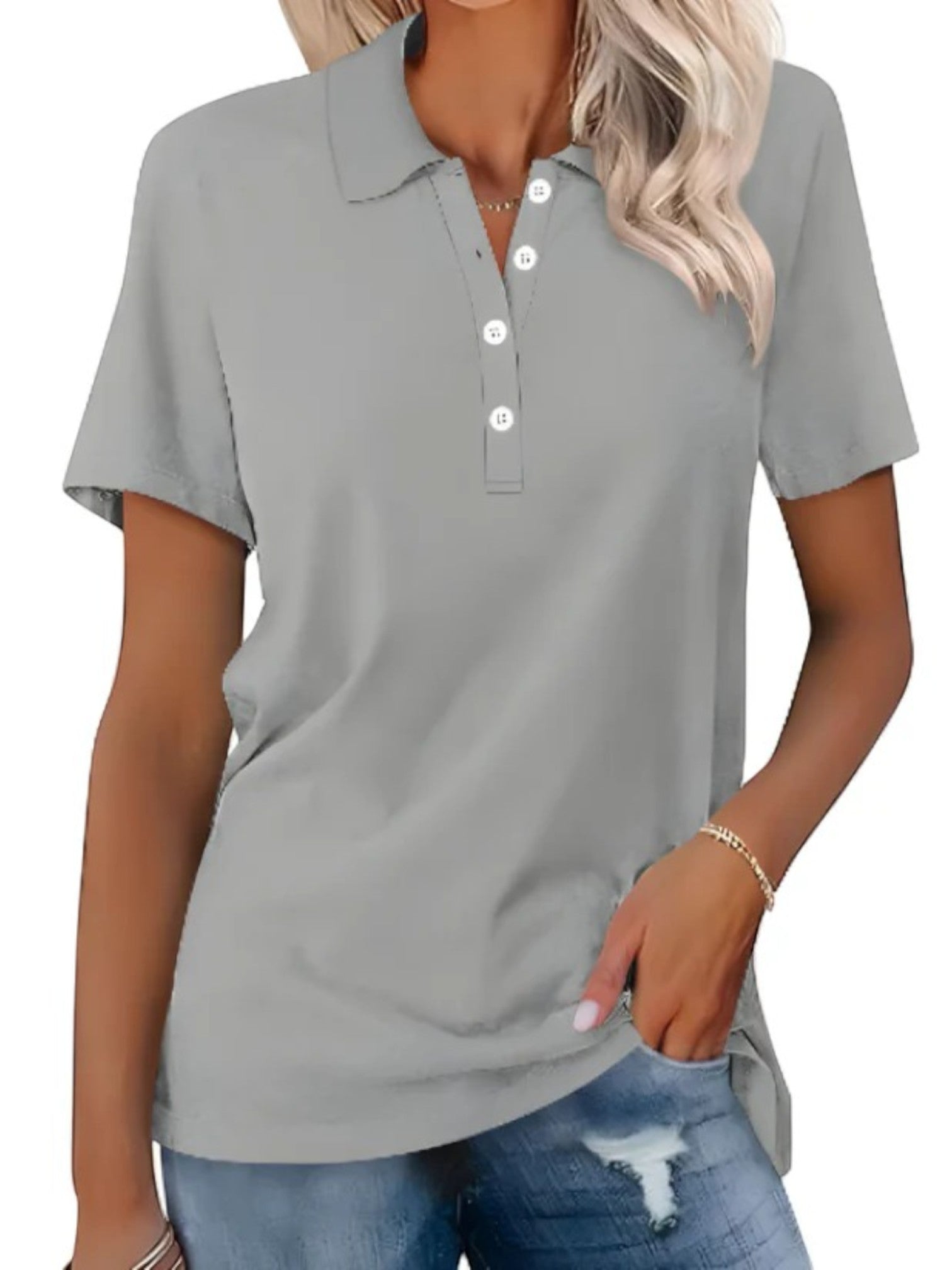 Nala | Polo Confortable Pour Femmes | Manches Courtes
