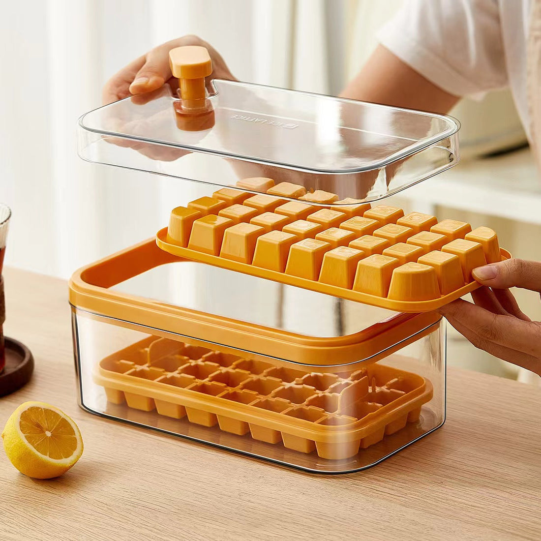 Bac à Glaçons en Silicone 32 Compartiments – Souple, Démoulage Facile & Sans BPA – FlexiFreeze