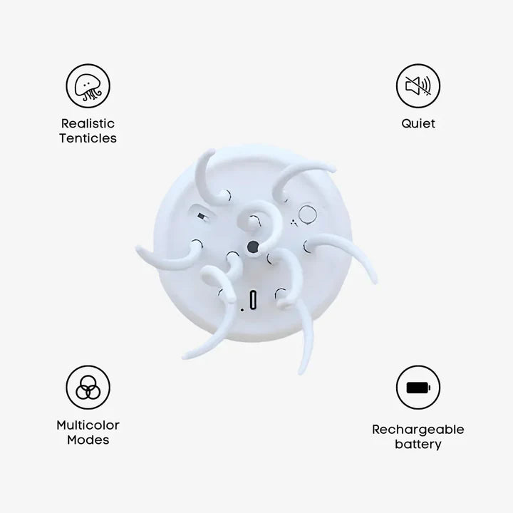 Lampe Méduse LED Intelligente et Colorée – Effet Dansant et Hypnotique – JellyGlow