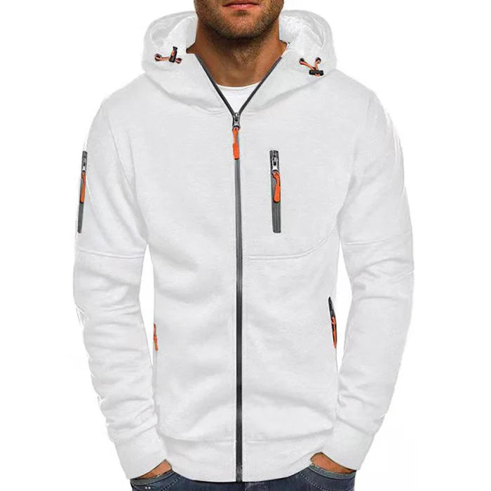 Louis - Veste Sweat à Capuche avec Fermeture Éclair pour Homme