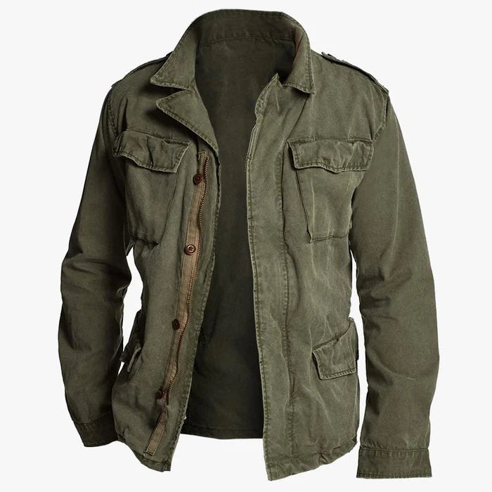 Alain - Veste de Travail Vintage Décontractée pour Homme