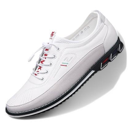Alexandre - Baskets casual pour homme en cuir antidérapant, confortables pour un usage quotidien