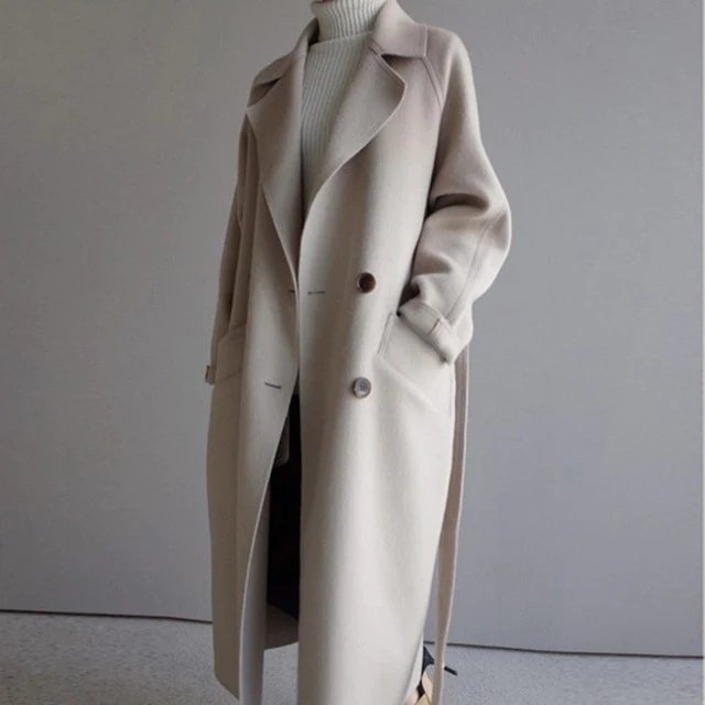 Cecile - Manteau Trench Long pour Femmes, Élégance et Sophistication