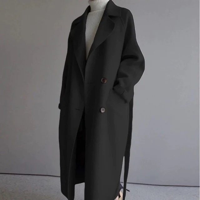 Cecile - Manteau Trench Long pour Femmes, Élégance et Sophistication