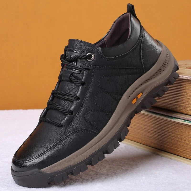 MarinFlex - Chaussures en cuir confortables et imperméables pour homme