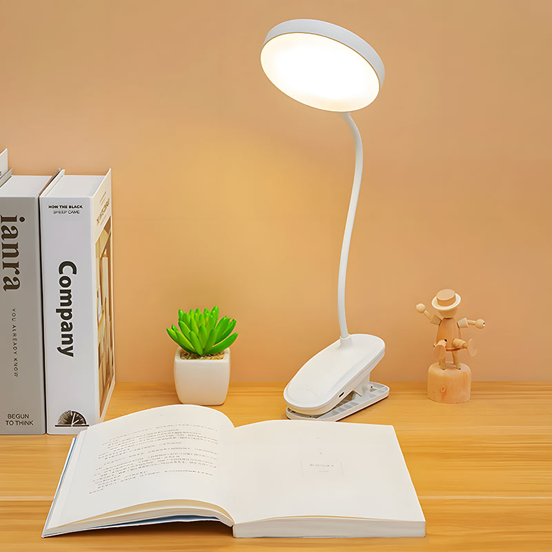 Lampe de Chevet à Pince Sans Fil – Éclairage Pratique et Moderne