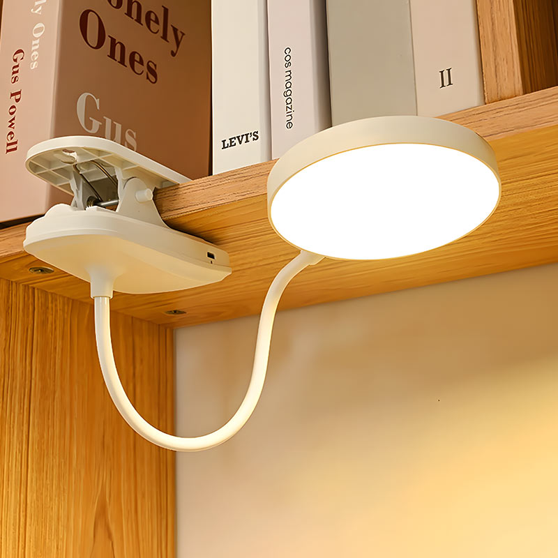 Lampe de Chevet à Pince Sans Fil – Éclairage Pratique et Moderne