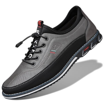 Alexandre - Baskets casual pour homme en cuir antidérapant, confortables pour un usage quotidien