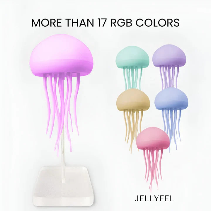 Lampe Méduse LED Intelligente et Colorée – Effet Dansant et Hypnotique – JellyGlow
