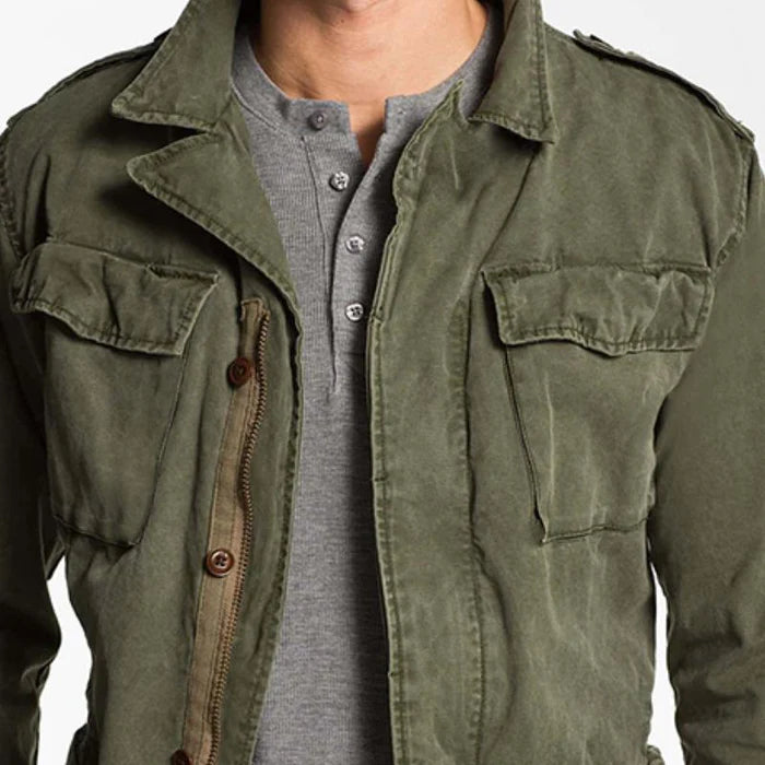 Alain - Veste de Travail Vintage Décontractée pour Homme