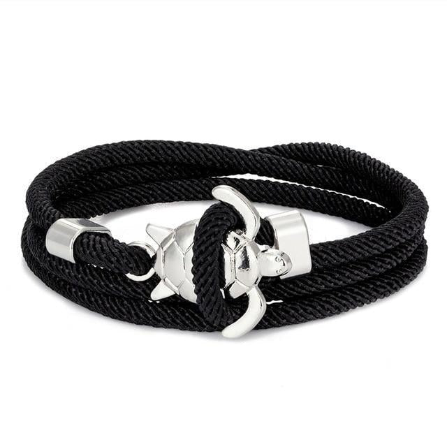 Bracelet Fait Main avec Tortue de Mer – Artisanat et Élégance
