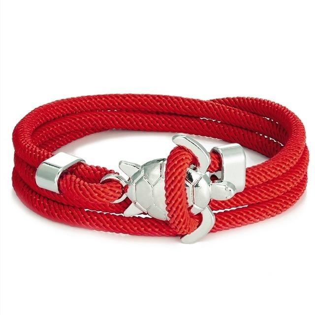 Bracelet Fait Main avec Tortue de Mer – Artisanat et Élégance