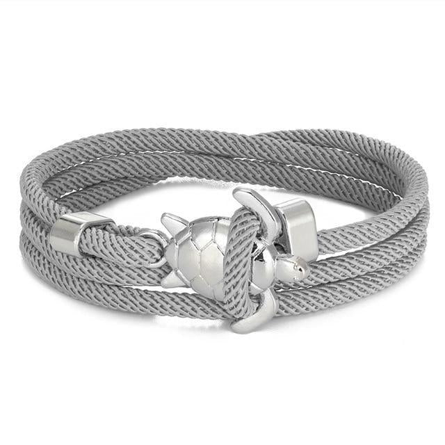 Bracelet Fait Main avec Tortue de Mer – Artisanat et Élégance