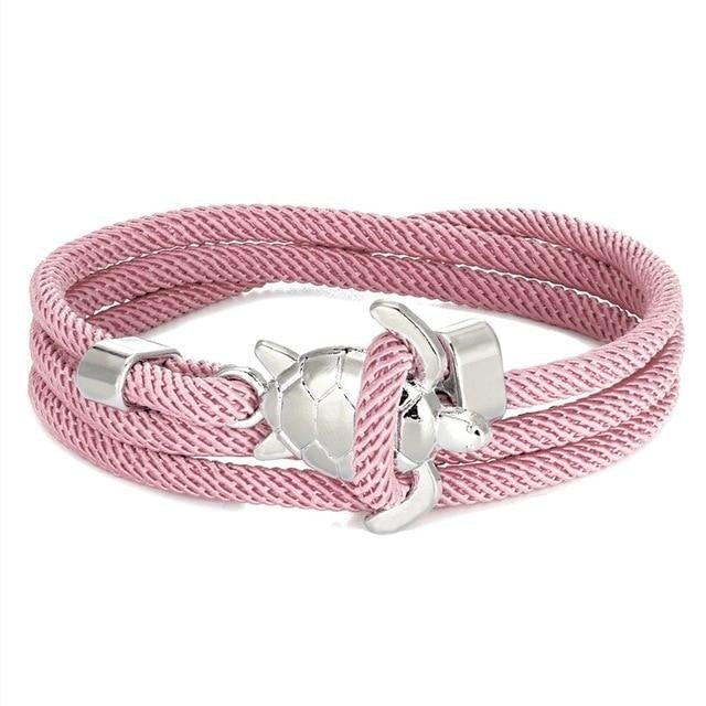 Bracelet Fait Main avec Tortue de Mer – Artisanat et Élégance