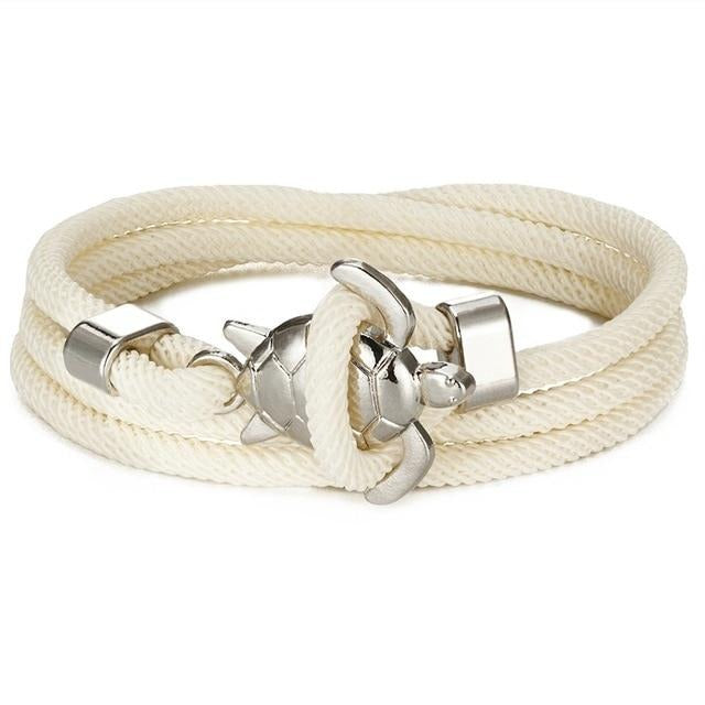 Bracelet Fait Main avec Tortue de Mer – Artisanat et Élégance