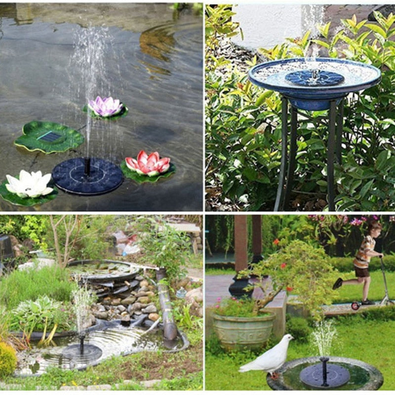 Fontaine à Énergie Solaire – Idéale pour Jardin & Bassin – Solaflow