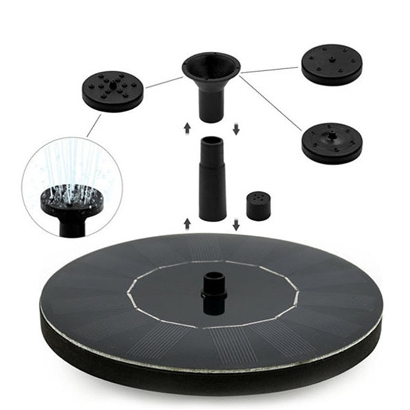 Fontaine à Énergie Solaire – Idéale pour Jardin & Bassin – Solaflow