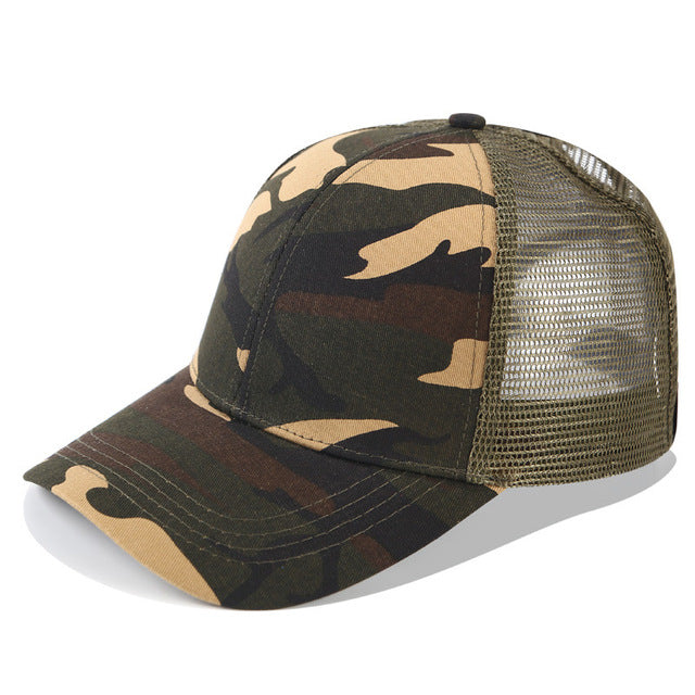 Casquette avec Ouverture pour Queue-de-Cheval – Disponible en 35 Variantes Tendance – TailCa