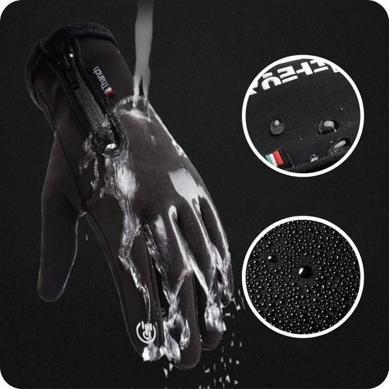 GardeFroid - Gants d'hiver imperméables avec commande smartphone