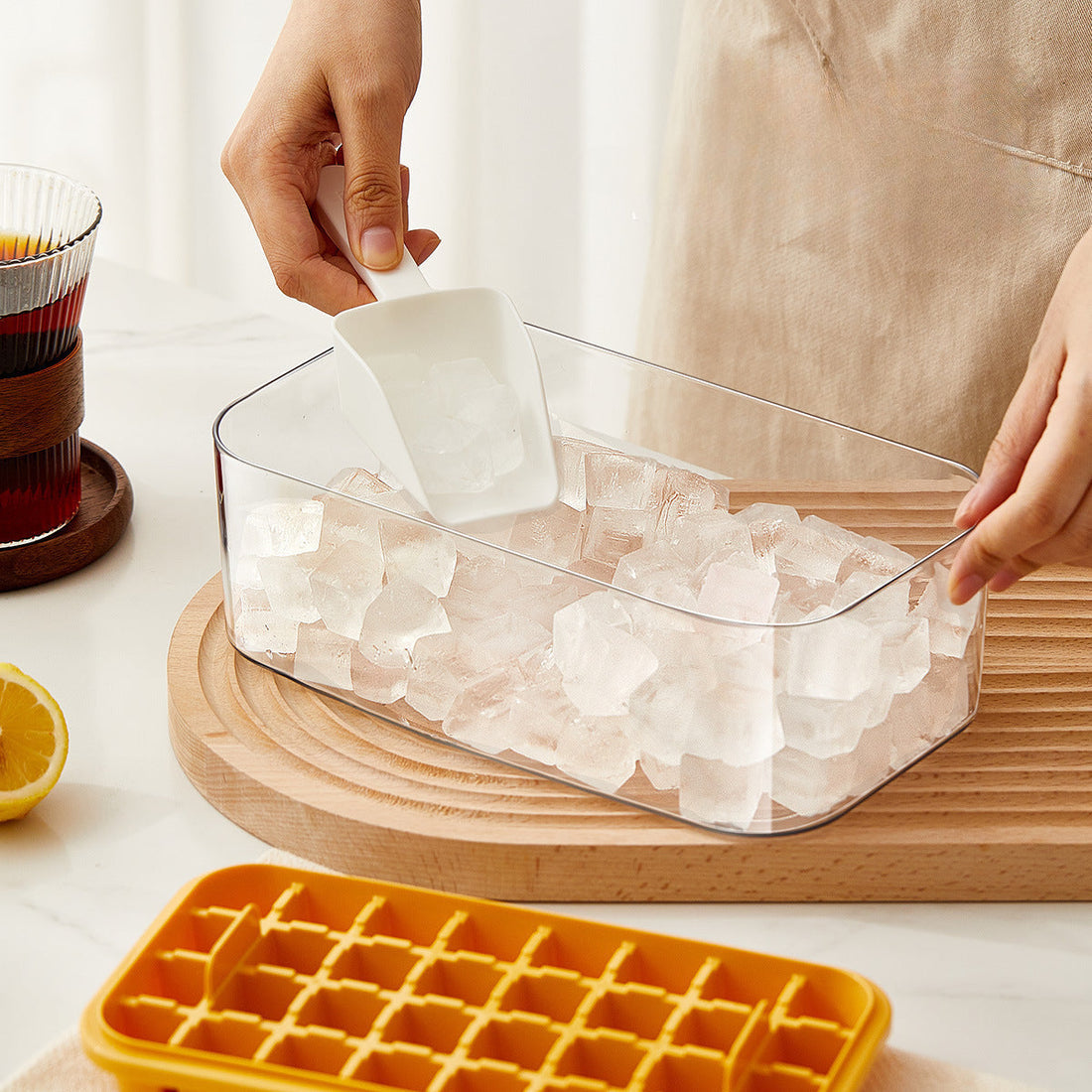 Bac à Glaçons en Silicone 32 Compartiments – Souple, Démoulage Facile & Sans BPA – FlexiFreeze