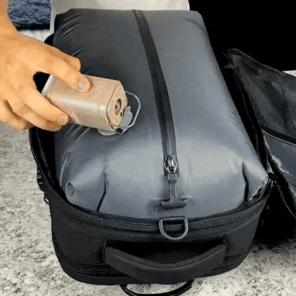 Sac à Dos de Voyage avec Compression sous Vide – Gain de Place et Praticité